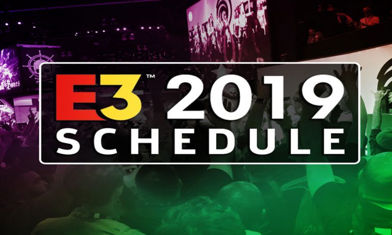 E3 2019 Press Conference Schedule