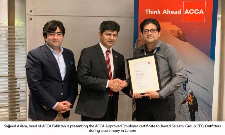Outfitters attains ACCA Approved Employer Status