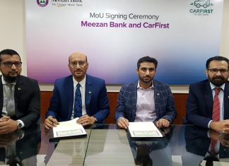 MEEZAN BANK SIGNS MOU WITH CARFIRST TO PROVIDE HASSLE-FREE CAR FINANCING SOLUTION TO THEIR CUSTOMERS