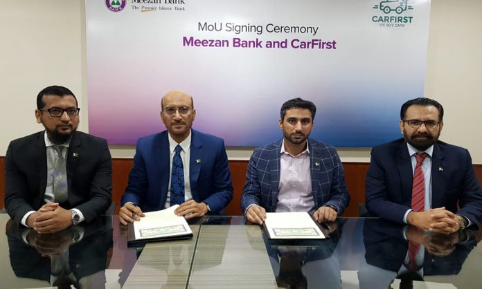 MEEZAN BANK SIGNS MOU WITH CARFIRST TO PROVIDE HASSLE-FREE CAR FINANCING SOLUTION TO THEIR CUSTOMERS