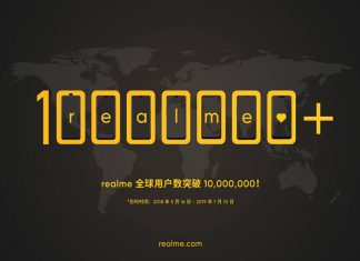 Realme Continues to “Dare to Leap” with Worldwide User Number Exceeded 10 Million