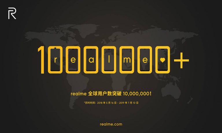 Realme Continues to “Dare to Leap” with Worldwide User Number Exceeded 10 Million