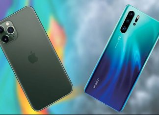 Comparison of iPhone 11 and Huawei P30 pro