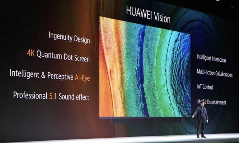 Huawei Vision 4K TV announced with pop-up camera