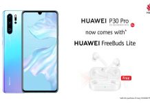 HUAWEI FreeBuds Lite Available Free with HUAWEI P30 Pro
