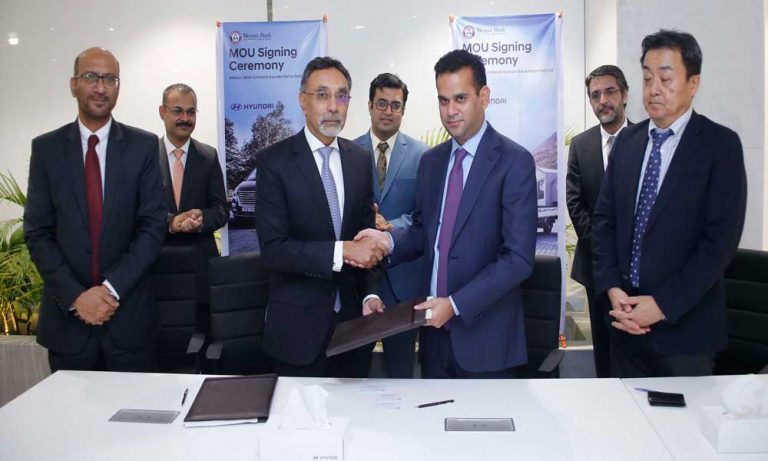 Meezan Bank and Hyundai Nishat Motor sign MoU for Priority Financing of Hyundai Commercial Vehicles