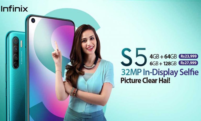 Infinix is geared up to launch Pakistan’s first 32MP In-display Selfie Camera phone, S5