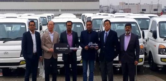 Hyundai Porter H-100 Pickup Delivered to a local Distributor company