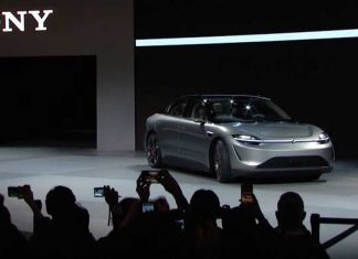 Sony launched its first electric car at CES 2020