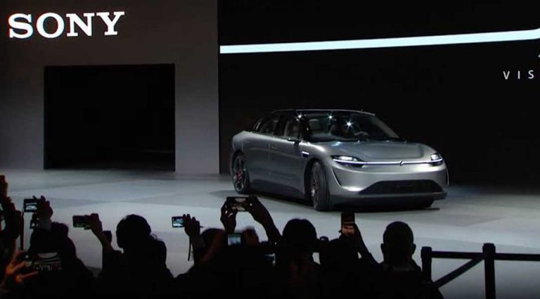 Sony launched its first electric car at CES 2020