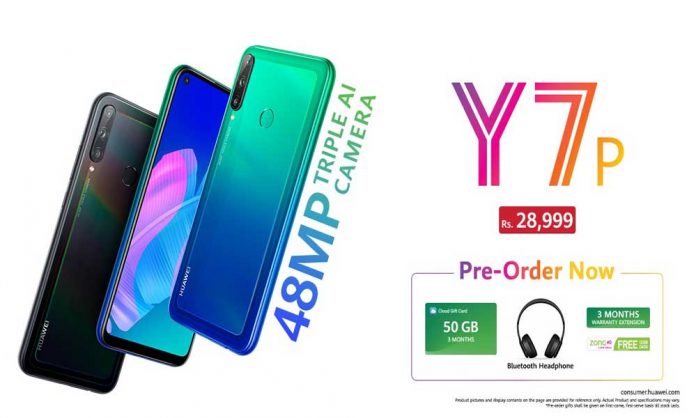 HUAWEI Y7p Opens for Pre-booking in Pakistan exclusive gifts and offers