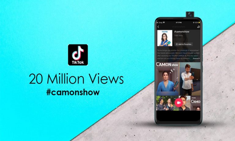 "TECNO#CamonShow" CampaignCreated Stir on TikTok