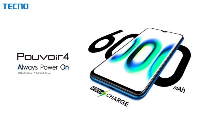 TECNO Pouvoir 4 launched in Pakistan, A Phone for Gaming fans and Videographers