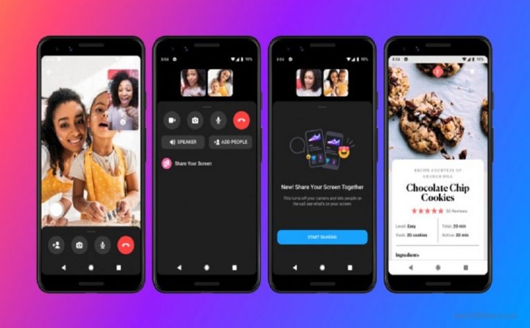 Facebook Messenger introduced Screen Sharing for Video Calls