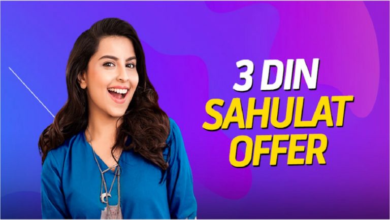 Telenor 3 Day Sahulat Offer is Now Available in Rs. 52