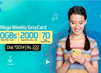 With Telenor Mega Weekly Easycard get these incentives