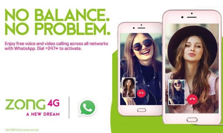 Activate Zong WhatsApp Monthly Offer in Just Rs. 38 +Tax