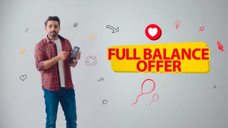 Now Get Full Recharge with Jazz Full Balance Offer