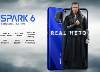 TECNO’s has launched its Hero Phone Spark 6 in Pakistan