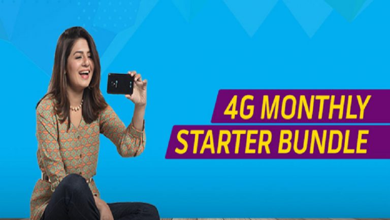 Get Telenor 4G Monthly Starter Bundle in Rs. 300