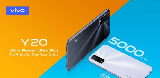 Vivo Launches Y20 with 5000mAh Battery & Triple Macro Camera