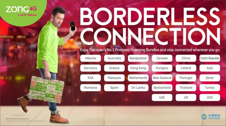 Zong 4G International Roaming Bundles Introduced for 26 Countries at Unbeatable Price