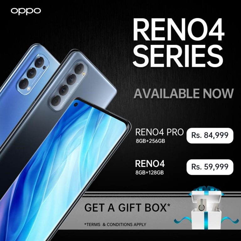 OPPO Reno4 Series Available Now in Pakistan Allowing Users to Sense the Infinite You