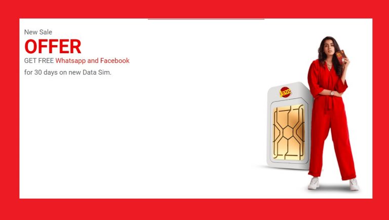 Get Free WhatsApp and Facebook on Jazz New Data SIM
