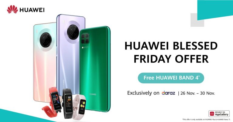 HUAWEI Nova 7i and HUAWEI Y9a Come with a HUAWEI Band 4 Exclusively on the Blessed Friday Sale Online