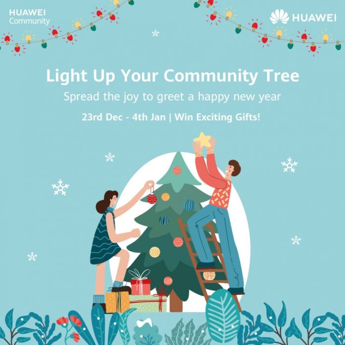 Join Huawei’s “Light up Your Community Tree” Activity to Celebrate New Years