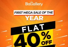Bagallery presents the 1st Mega Sale of the Year: Flat 40% & above