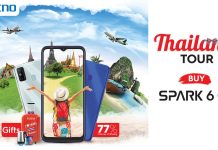 A Thailand Tour awaits you on every Spark 6 Go purchase by TECNO!