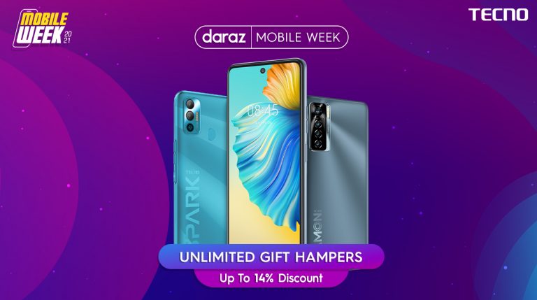 TECNO discount offers on Daraz Mobile Week 2021