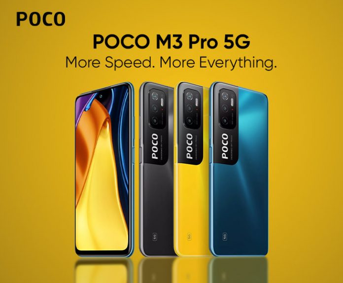 Powerful POCO M3 Pro 5G Launched with “More Speed. More Everything”
