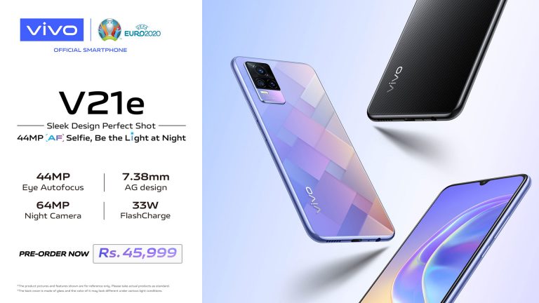 vivo V21e Launches in Pakistan with 44MP Eye Auto-Focus Selfie& 64MP Night Camera