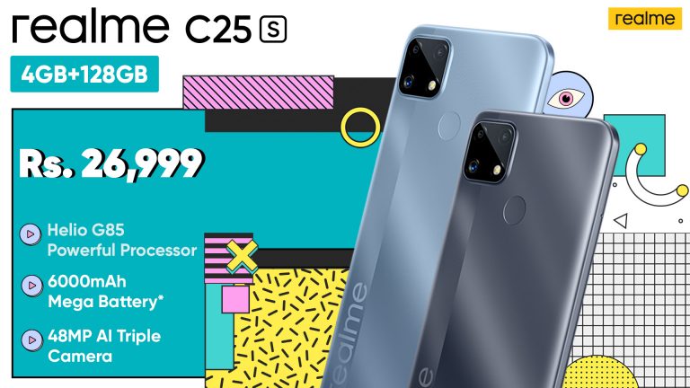 realme C25s – The Entry-level King with 128GB Memory to Debut Soon for PKR 26,999/-