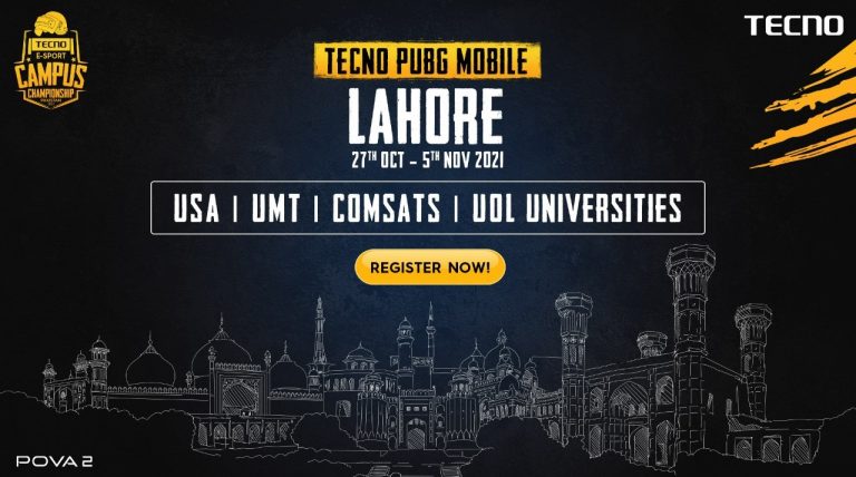 TECNO POVA 2  PUBG Campus Championship to Continue in Lahore