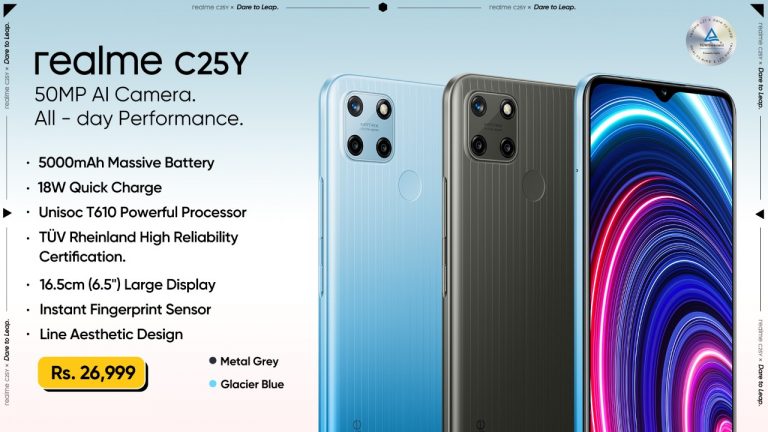 realme Brings Yet Another Quality King – the realme C25Y for PKR 26,999/-
