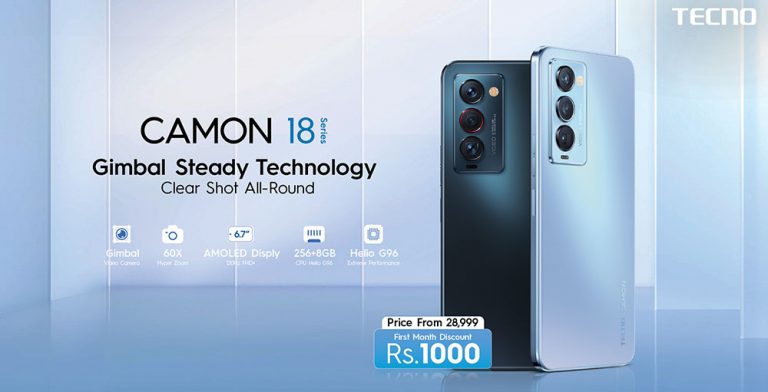 TECNO brings massive discounts with the Camon 18 series launch