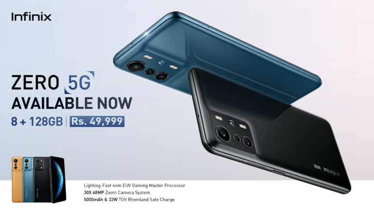 Infinix ZERO 5G available in stores and online now!