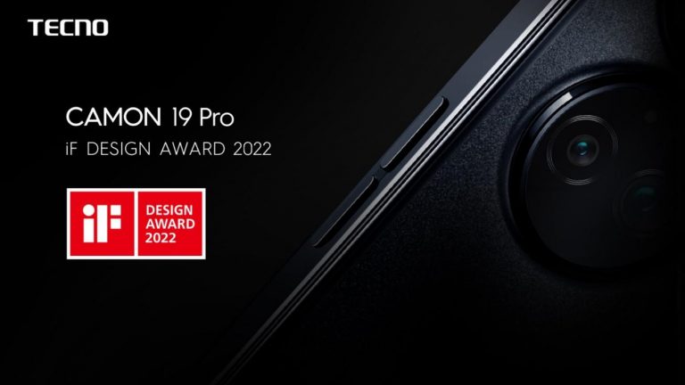 iF DESIGN AWARD 2022; TECNO Phantom X and CAMON 19 Pro Win awards for outstanding product design