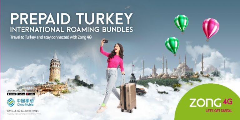 Uninterrupted Connectivity in Turkey with Zong 4G's New Roaming Offers!