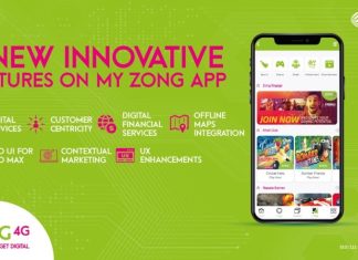 Zong 4G Elevates User Experience with My Zong App (MZA) Sprint's Exciting Features