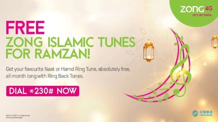Zong 4G Celebrates Ramadan with Free Islamic Ringback Tones and Content