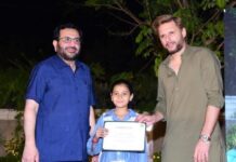 Shahid Afridi Foundation (SAF) & GCT Join Hands for Girls’ Education in Pakistan