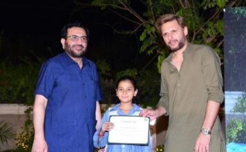 Shahid Afridi Foundation (SAF) & GCT Join Hands for Girls’ Education in Pakistan