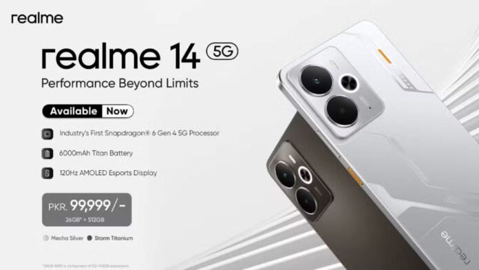 realme 14 Series Officially Launched in Pakistan with Snapdragon 6 Gen 4, 512GB Storage, All Under PKR 100K