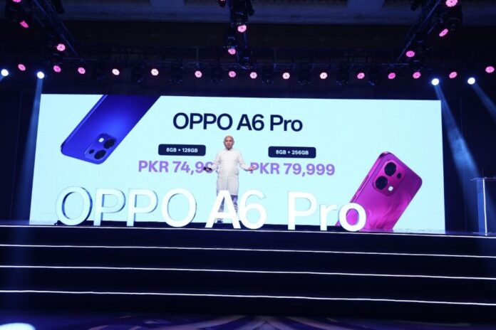 OPPO A6 Pro Launched in Pakistan with record 7000mAh battery power and sleek smooth experience