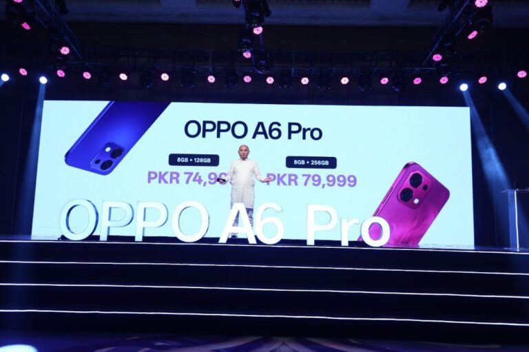 OPPO A6 Pro Launched in Pakistan with record 7000mAh battery power and sleek smooth experience